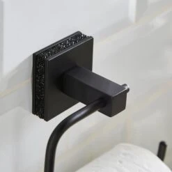 Sparkle Black Square Toilet Roll Holder 6 Sparkle Black Square Toilet Roll Holder -Habitat Store 30925336 alt01