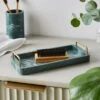 Nouveau Green Marble Resin Tray -Habitat Store 30925483