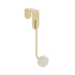 Marble Single Overdoor Towel Hook 7 Marble Single Overdoor Towel Hook -Habitat Store 30925485 alt02