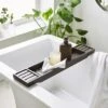 Chocolate Bamboo Bath Rack -Habitat Store 30925499
