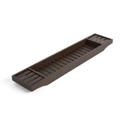 Chocolate Bamboo Bath Rack 7 Chocolate Bamboo Bath Rack -Habitat Store 30925499 alt02