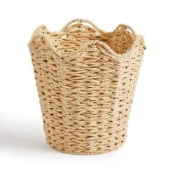 Wavy Shell Woven Bin -Habitat Store 30925539 alt02
