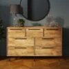 Bryant 7 Drawer Chest, Mango Wood Effect 1 Bryant 7 Drawer Chest, Mango Wood Effect -Habitat Store 30925671
