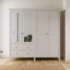 Lynton Mirrored 4 Door Wardrobe 1 Lynton Mirrored 4 Door Wardrobe -Habitat Store 30925672