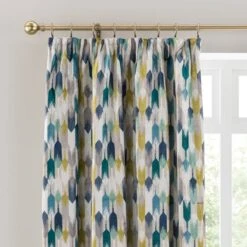 Kelso Pencil Pleat Velvet Curtains -Habitat Store 30925726