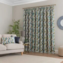 Kelso Pencil Pleat Velvet Curtains -Habitat Store 30925731 alt04