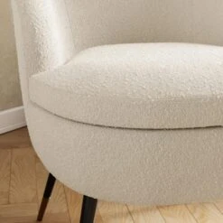 Marcie Luxe Ivory Boucle Cocktail Chair -Habitat Store 30925797 alt03