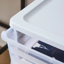 Plastic 4 Drawer Storage Tower Unit -Habitat Store 30926474 alt01