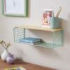 Turquoise Wire Wall Shelf -Habitat Store 30926488