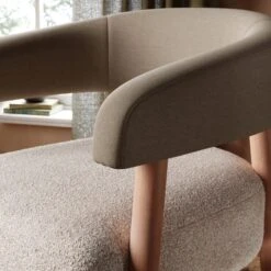 Cleo Chunky Boucle Accent Chair -Habitat Store 30926629 alt02