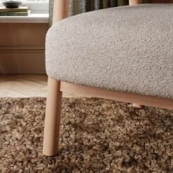 Cleo Chunky Boucle Accent Chair -Habitat Store 30926629 alt03