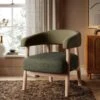 Cleo Chunky Boucle Accent Chair -Habitat Store 30926631