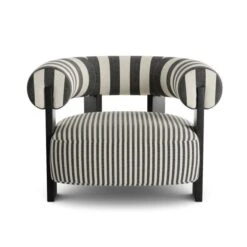 Fallon Woven Stripe Bolster Accent Chair 17 Fallon Woven Stripe Bolster Accent Chair -Habitat Store 30926637 alt07