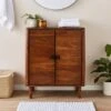 Alani 2 Door Bathroom Cabinet, Acacia Wood -Habitat Store 30926640