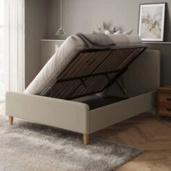Ashbourne Fabric Side Lift Ottoman Bed Frame -Habitat Store 30926793 alt01