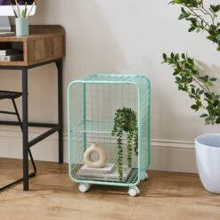 Metal Wire Storage Trolley 14 Metal Wire Storage Trolley -Habitat Store 30926832