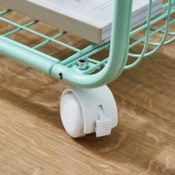 Metal Wire Storage Trolley 15 Metal Wire Storage Trolley -Habitat Store 30926832 alt01