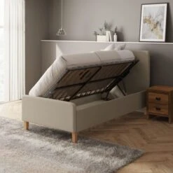 Ashbourne Fabric Side Lift Ottoman Bed Frame -Habitat Store 30926833 alt01