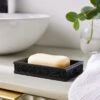 Sparkle Black Square Soap Dish 1 Sparkle Black Square Soap Dish -Habitat Store 30926873