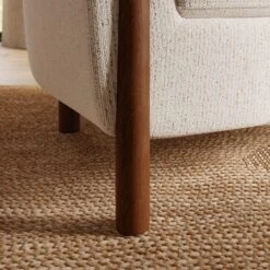 Polly Boucle Fleck Wooden Arm Tub Chair -Habitat Store 30927477 alt03