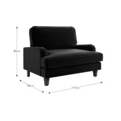 Beatrice Velvet Snuggle Sofa -Habitat Store 30927533 alt09