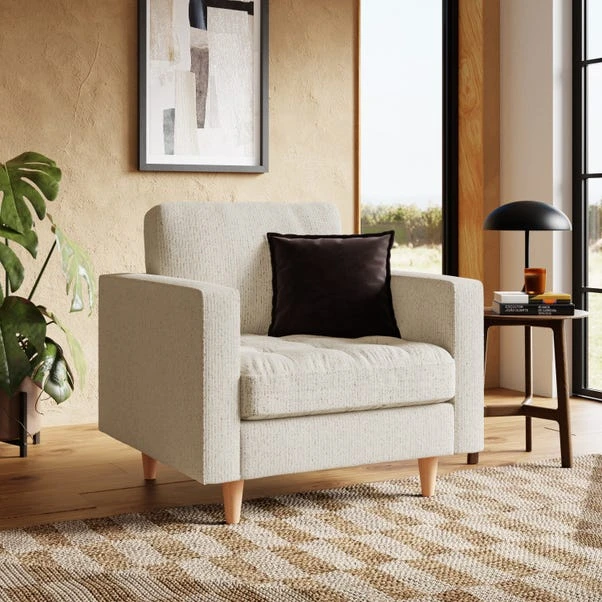 Zoe Boucle Fleck Armchair 3 Zoe Boucle Fleck Armchair