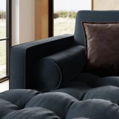 Zoe Casual Sit Velvet Corner Chaise Sofa -Habitat Store 30927555 alt02