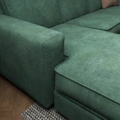 Claude Soft Tonal Chenille Corner Chaise Sofa -Habitat Store 30927957 alt02