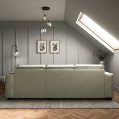 Claude Soft Tonal Chenille Corner Chaise Sofa -Habitat Store 30927958 alt01