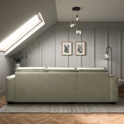 Claude Soft Tonal Chenille Corner Chaise Sofa -Habitat Store 30927959 alt01