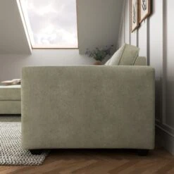 Claude Soft Tonal Chenille Corner Chaise Sofa -Habitat Store 30927959 alt03