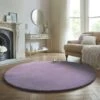Faux Fur Supersoft Lush Round Rug -Habitat Store 30928044