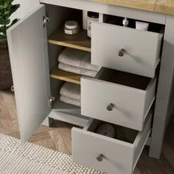 Olney 3 Drawer Bathroom Cabinet -Habitat Store 30928075 alt02