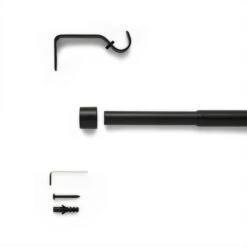 Stud Extendable Metal Curtain Pole -Habitat Store 30928168 alt02
