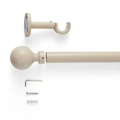 Ashton Fixed Metal Eyelet Curtain Pole -Habitat Store 30928172 alt02
