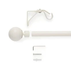 Bay Fixed Metal Eyelet Curtain Pole -Habitat Store 30928173 alt01
