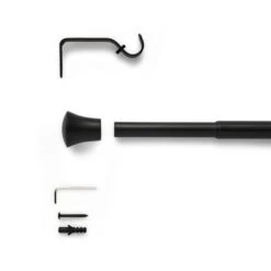 Trumpet Extendable Metal Curtain Pole -Habitat Store 30928180 alt02