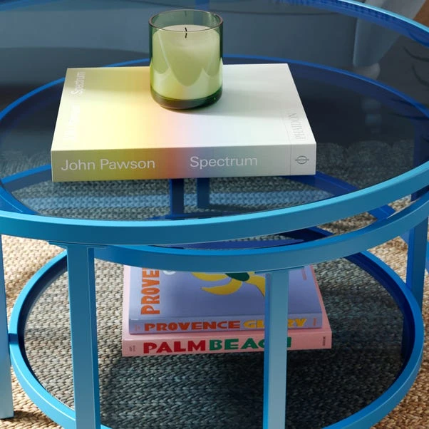 Sofia Glass Coffee Nest Of Tables 21 Sofia Glass Coffee Nest Of Tables - Image 19