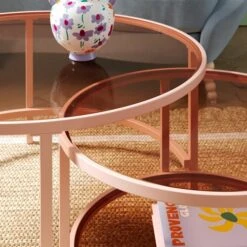 Sofia Glass Coffee Nest Of Tables 32 Sofia Glass Coffee Nest Of Tables -Habitat Store 30928199 alt03