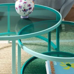 Sofia Glass Coffee Nest Of Tables 25 Sofia Glass Coffee Nest Of Tables -Habitat Store 30928200 alt03