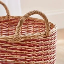 Round Woven Rattan Basket -Habitat Store 30928208 alt01