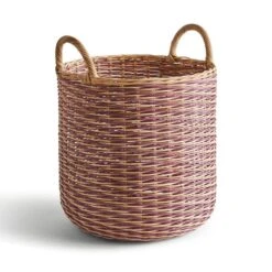 Round Woven Rattan Basket -Habitat Store 30928217 alt02