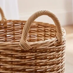 Round Woven Rattan Basket -Habitat Store 30928232 alt01