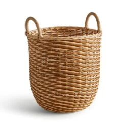Round Woven Rattan Basket -Habitat Store 30928232 alt02