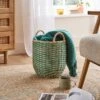Round Woven Rattan Basket -Habitat Store 30928234