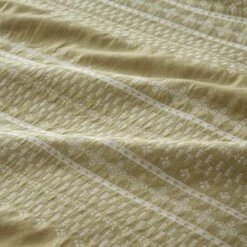 Alara Jaquard Soft Olive Oxford Pillowcase -Habitat Store 30928250 alt04