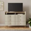 Georgi 6 Drawer TV Chest, Natural -Habitat Store 30928255