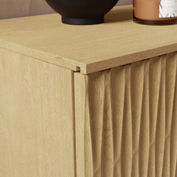 Inga Extra Wide TV Unit For TVs Up To 75", Oak Effect 6 Inga Extra Wide TV Unit For TVs Up To 75", Oak Effect - Image 4