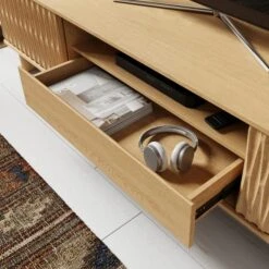 Inga Extra Wide TV Unit For TVs Up To 75", Oak Effect 15 Inga Extra Wide TV Unit For TVs Up To 75", Oak Effect -Habitat Store 30928263 alt05