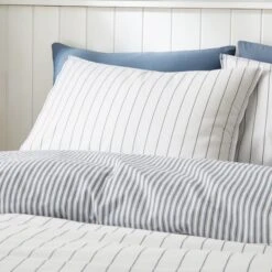 Fairford Ticking Stripe Duvet Cover & Pillowcase Set -Habitat Store 30928289 alt03